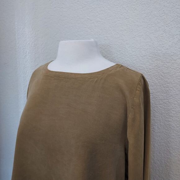 Lisa Bayne Olive Green Long Sleeve Size S - Picture 4 of 12